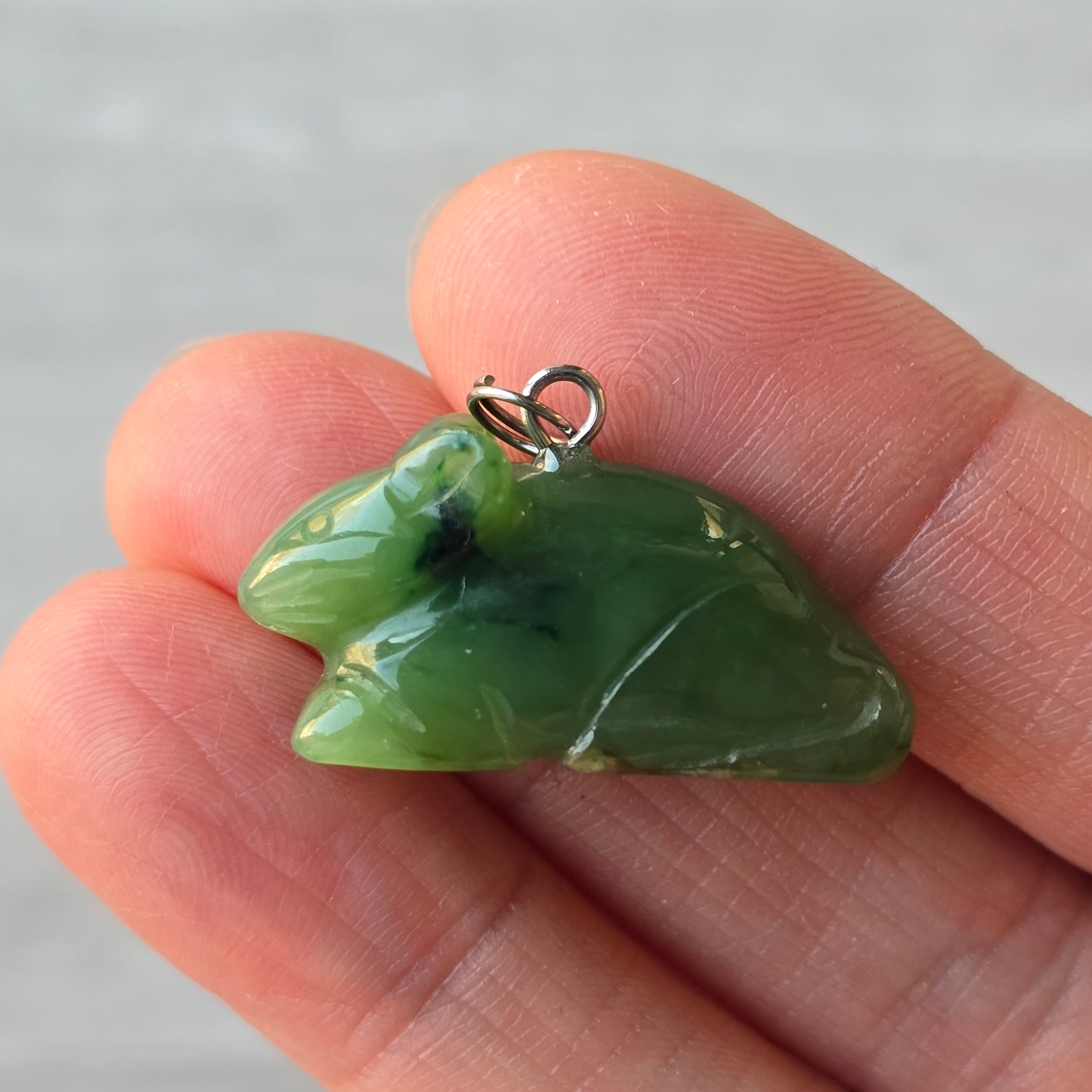 jade rat charm