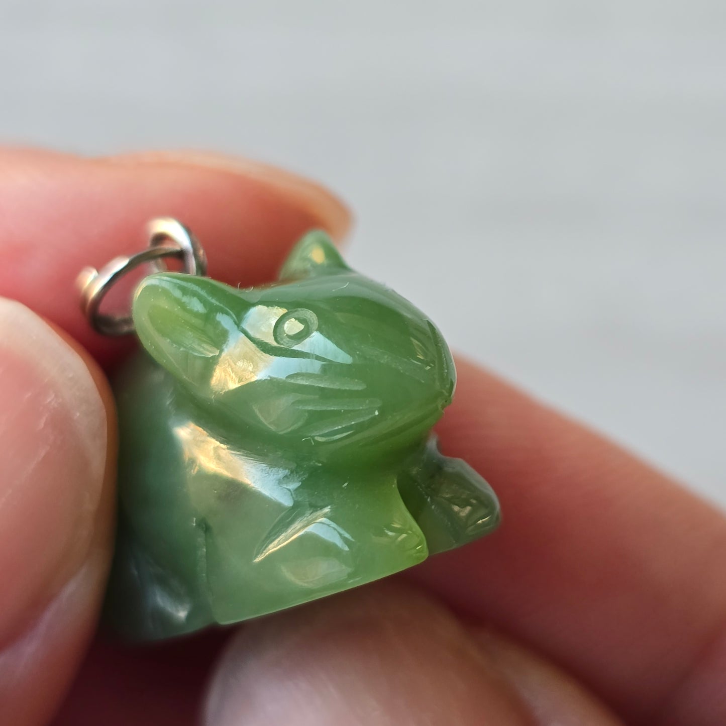 jade rat charm
