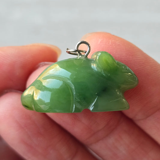 jade rat charm