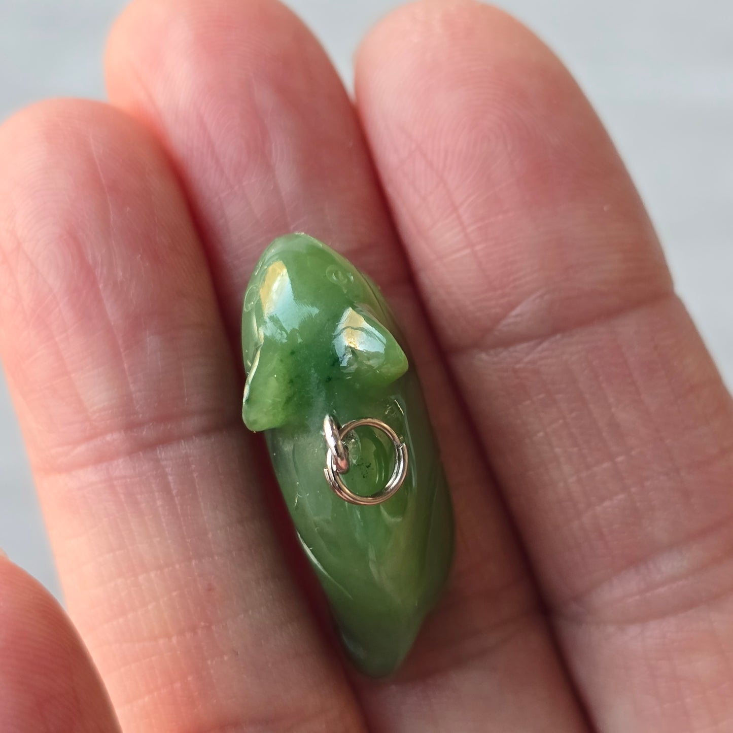 jade rat charm