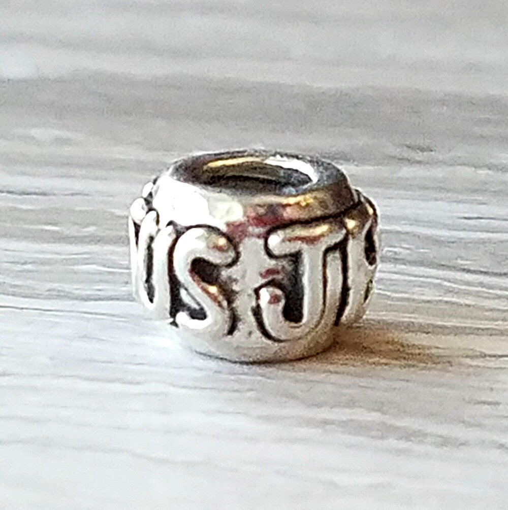 jesus braclet charm bead