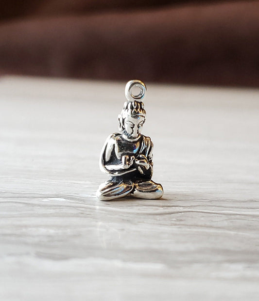 silver goddess Guan Yin pendant