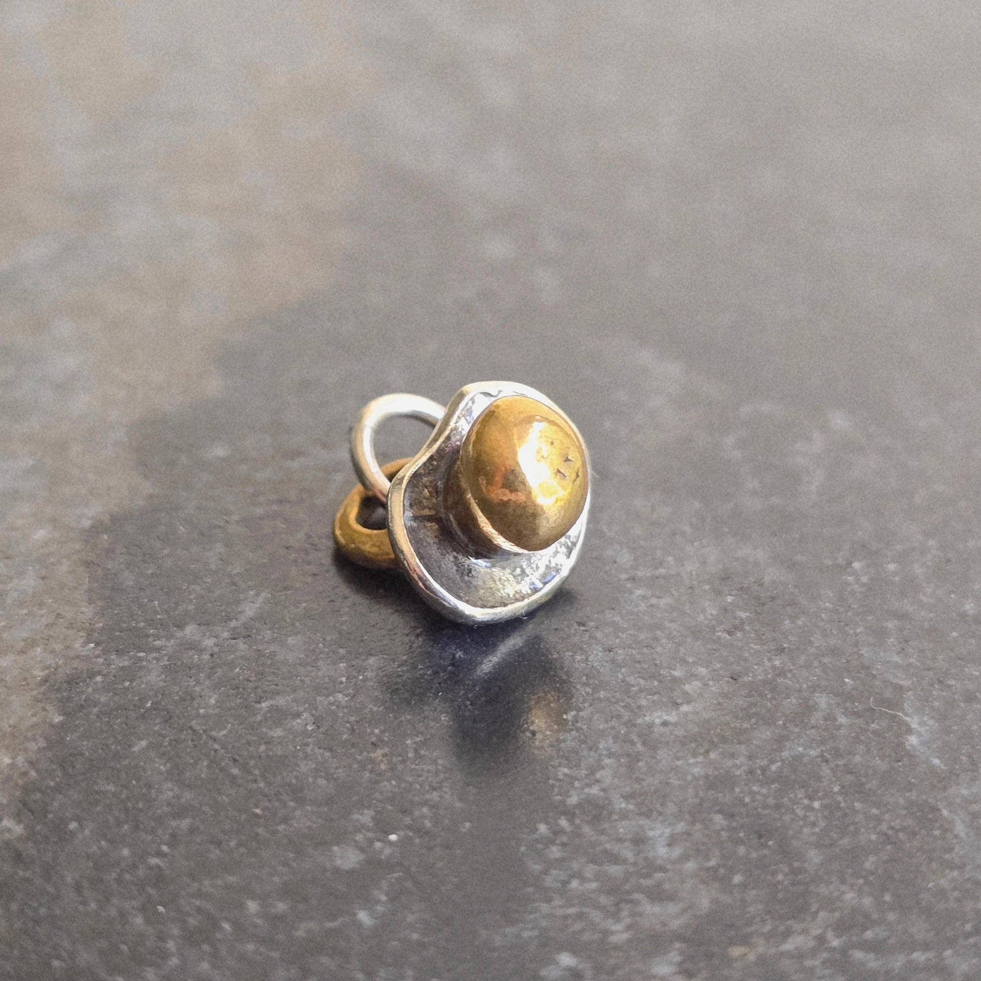 Silver baby pacifier southern charm pendant