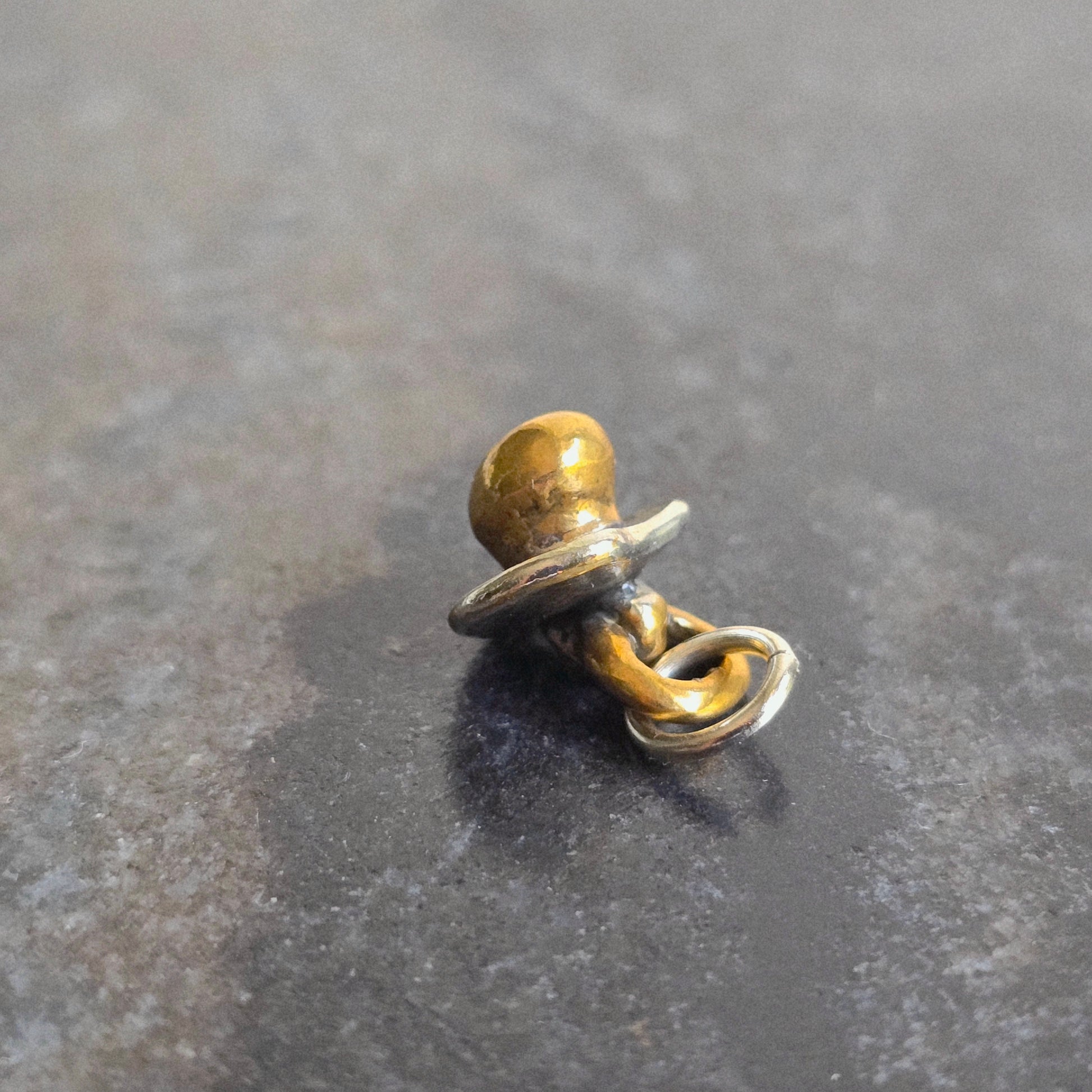 Silver baby pacifier southern charm pendant