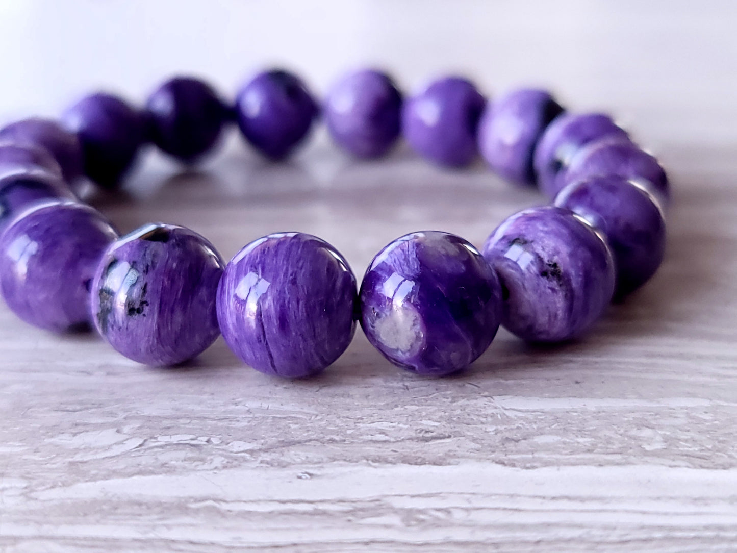 Purple Chariote Gemstone Bracelet