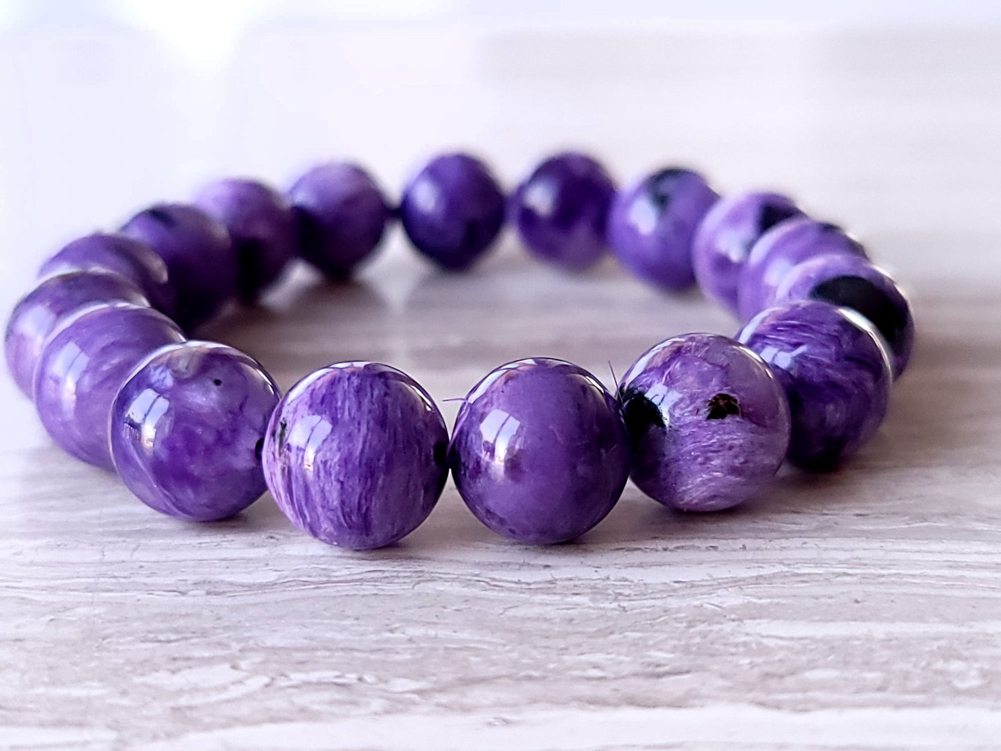 Purple Chariote Gemstone Bracelet