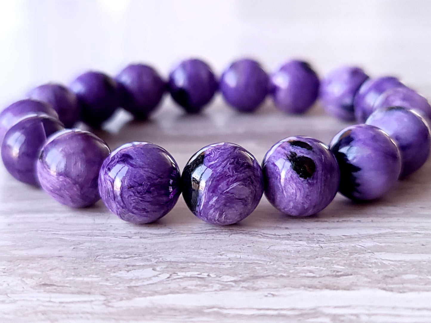 Purple Chariote Gemstone Bracelet