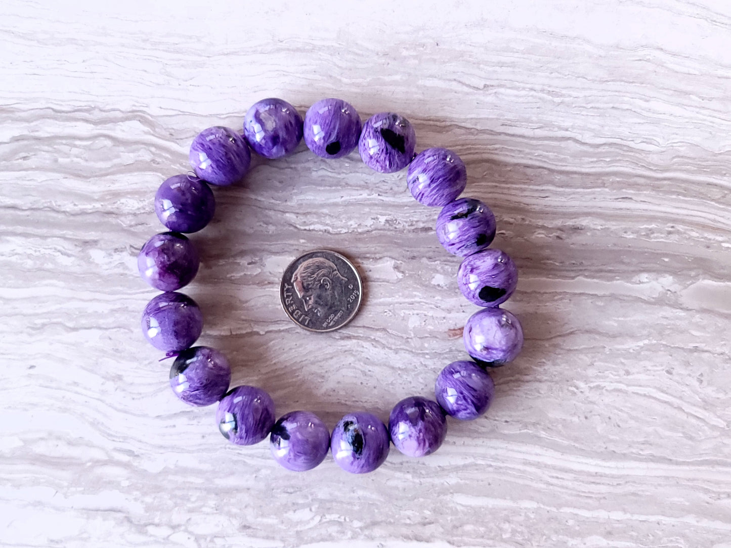 Purple Chariote Gemstone Bracelet