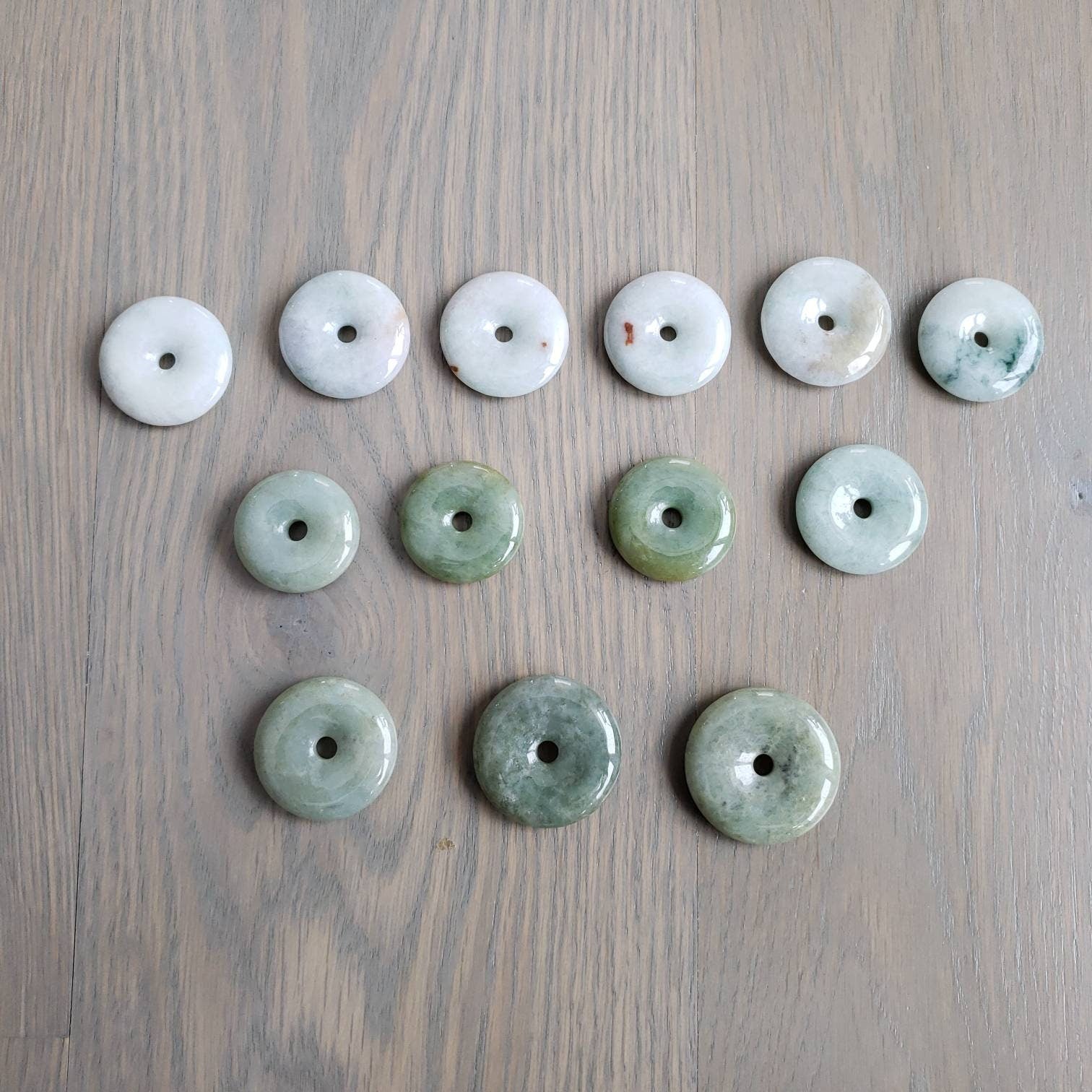burmese pi donut pendants