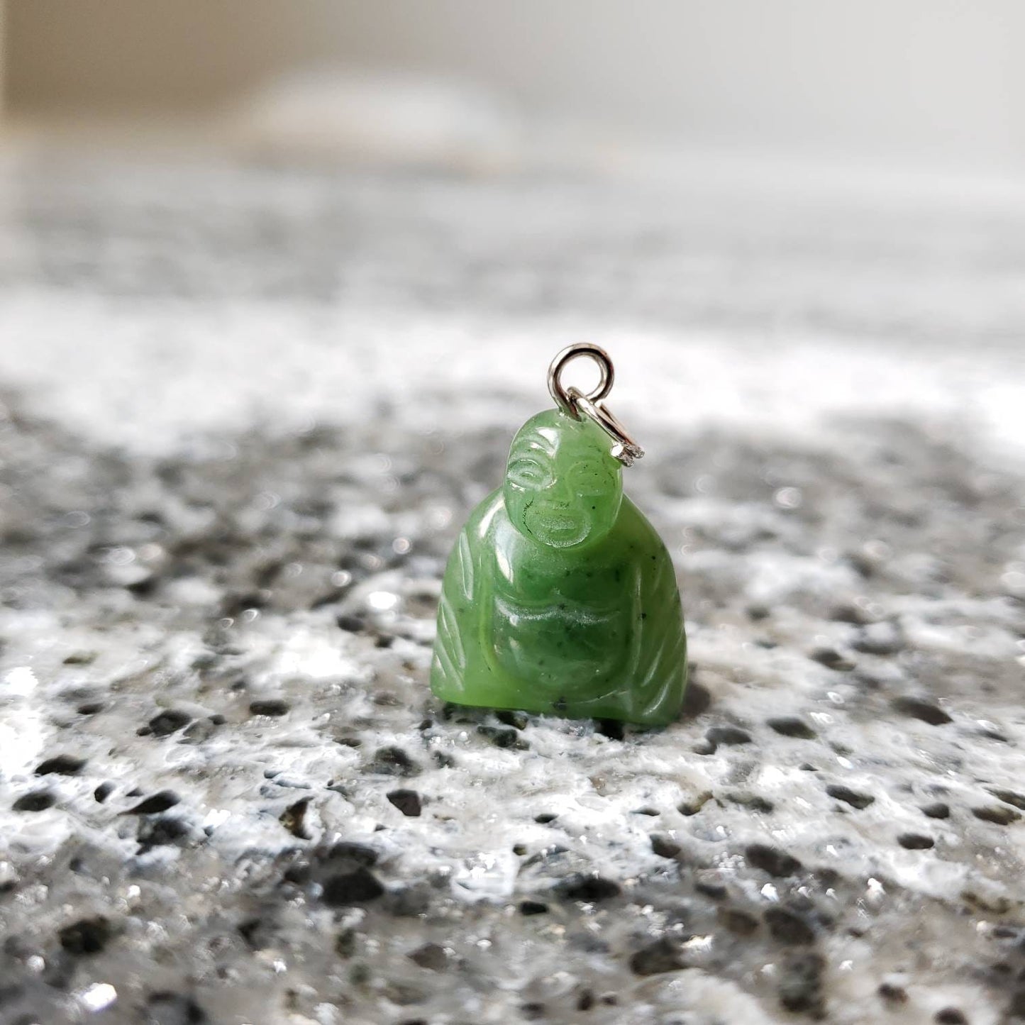 small laughing buddha charm