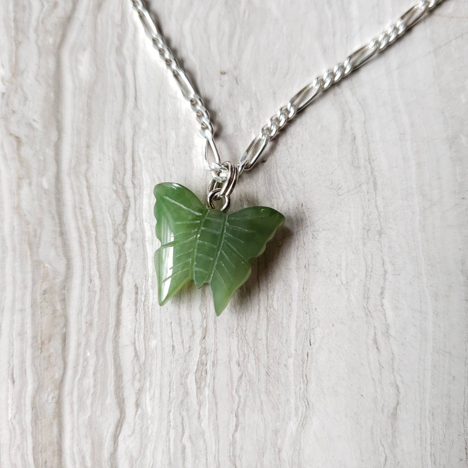 jade butterfly charm