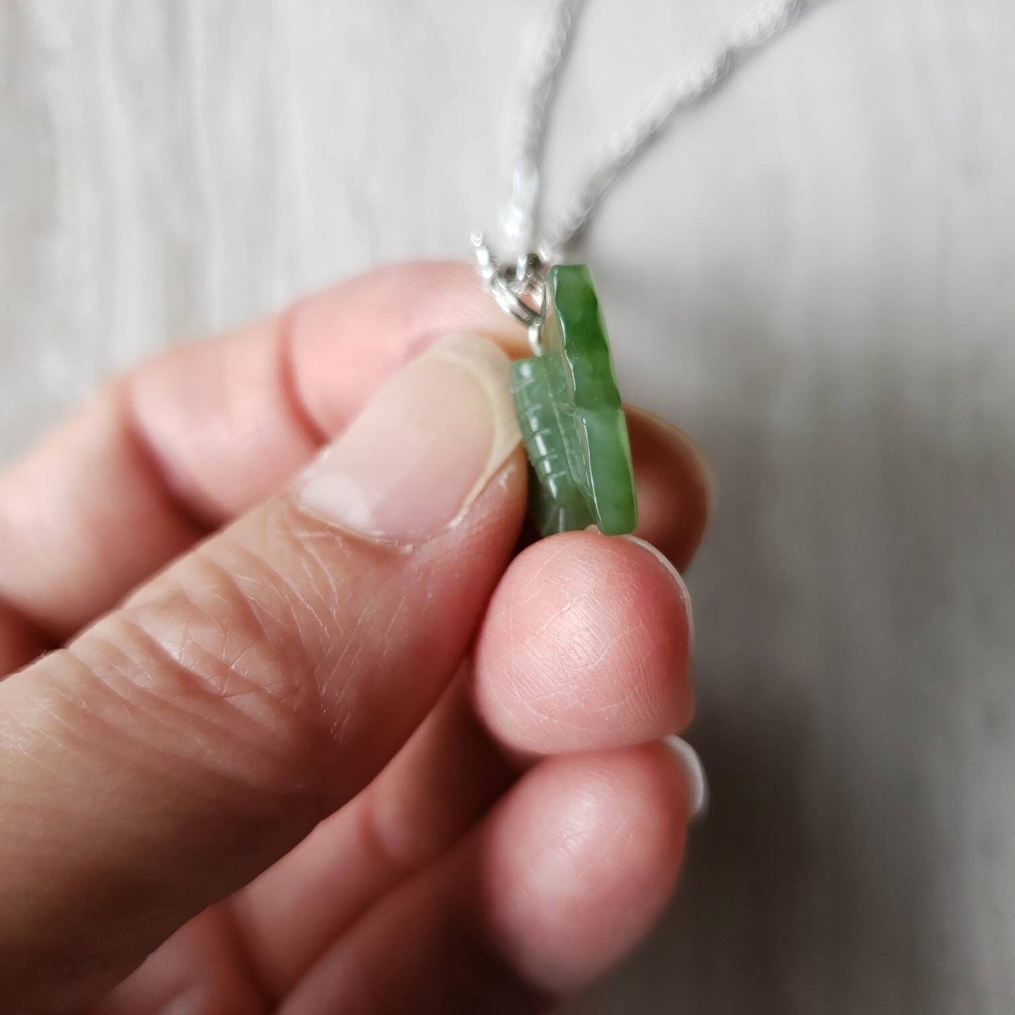 jade butterfly charm