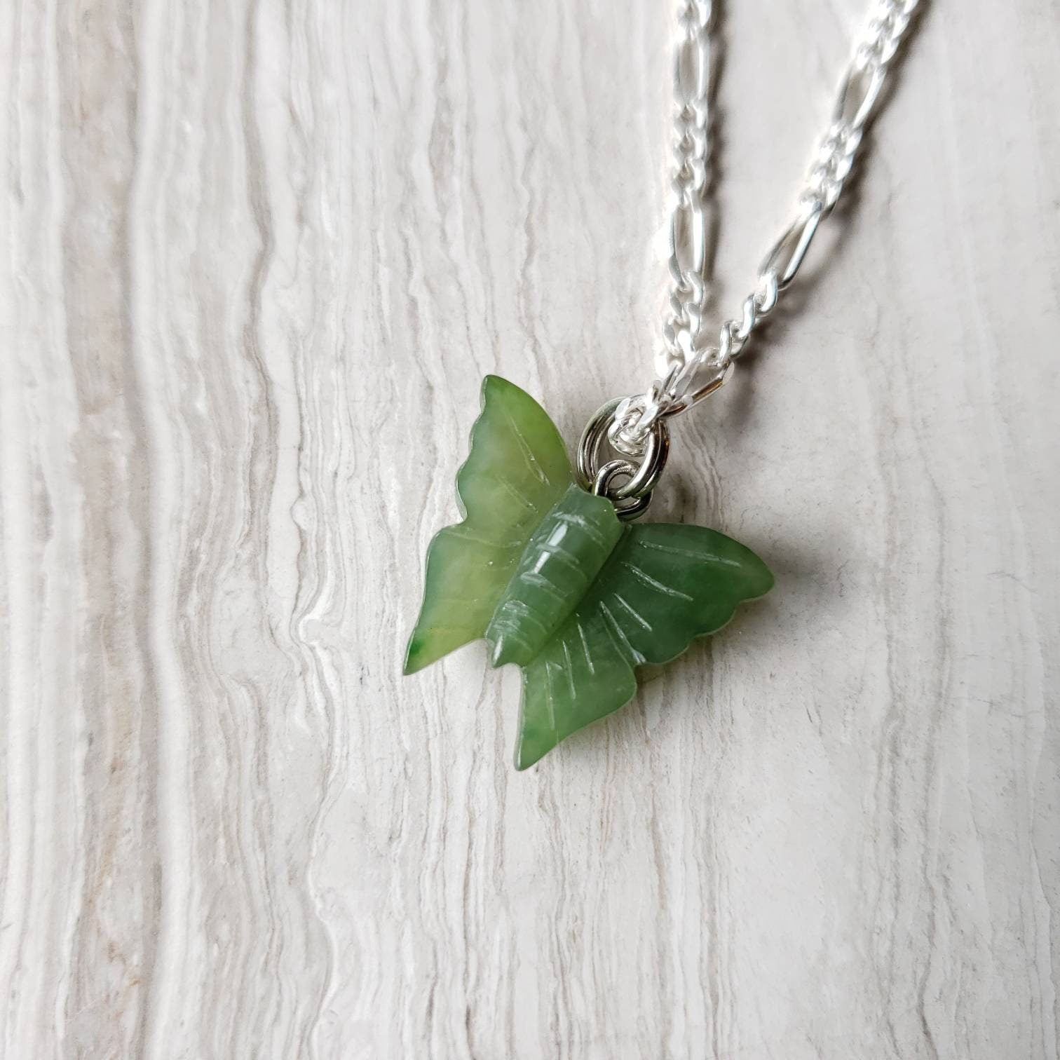 jade butterfly charm
