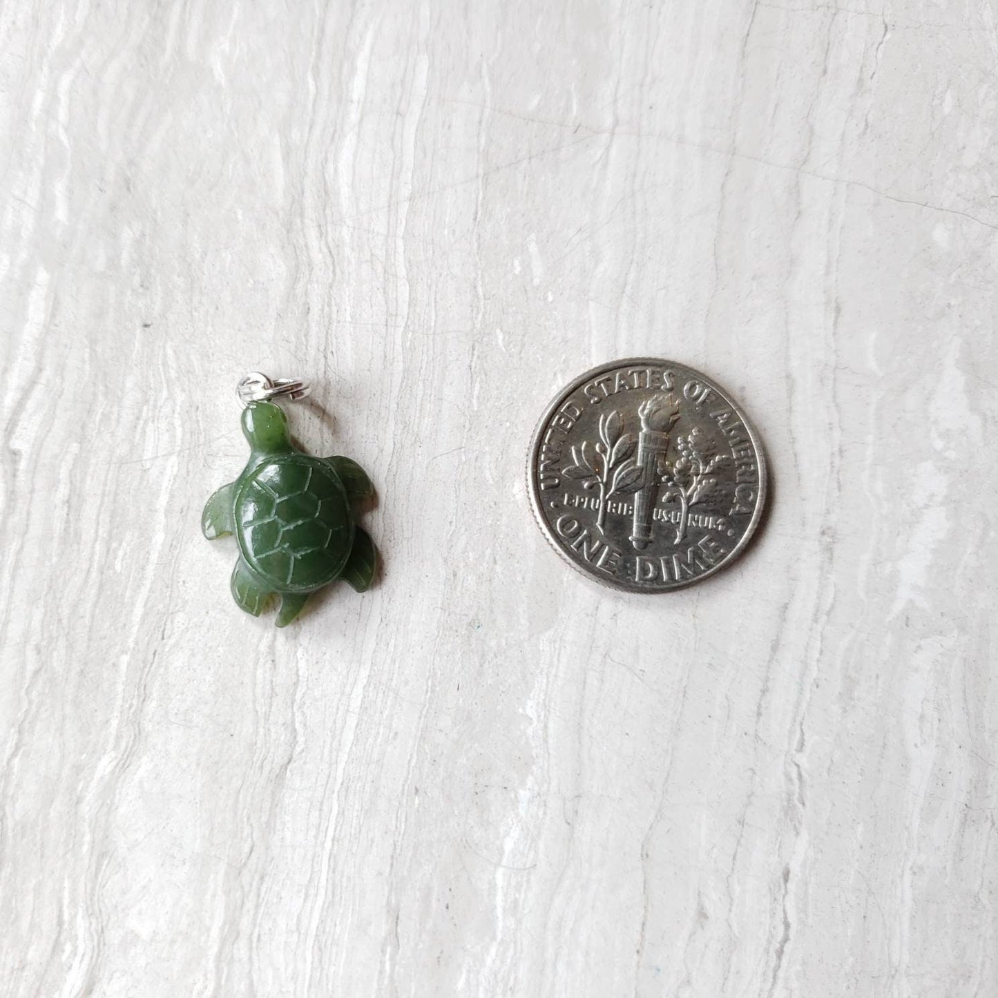 jade turtle charm