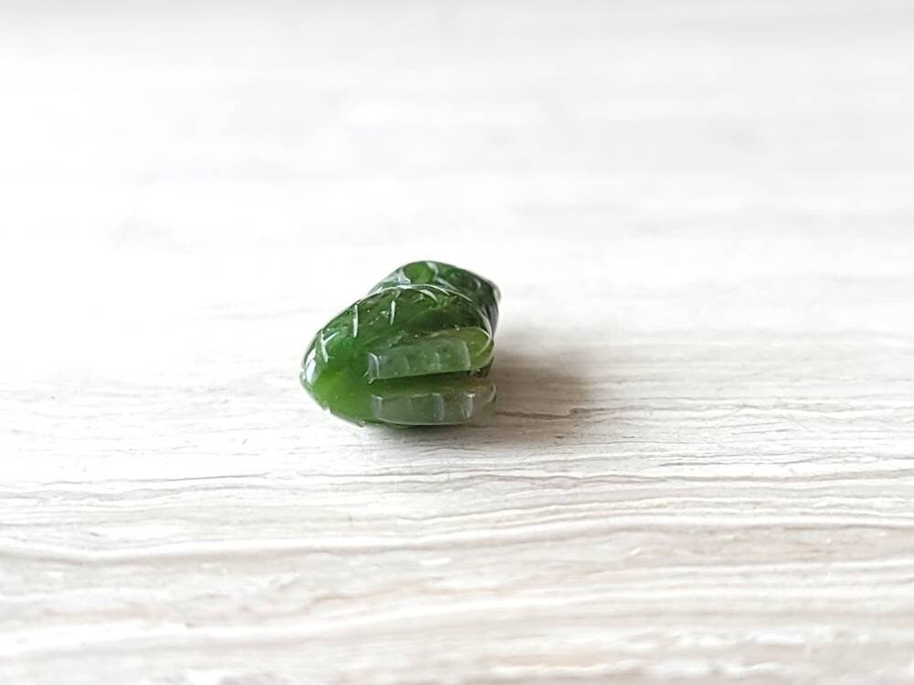 jade owl charm