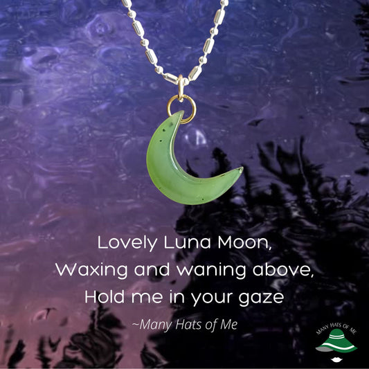jade sickle moon charm