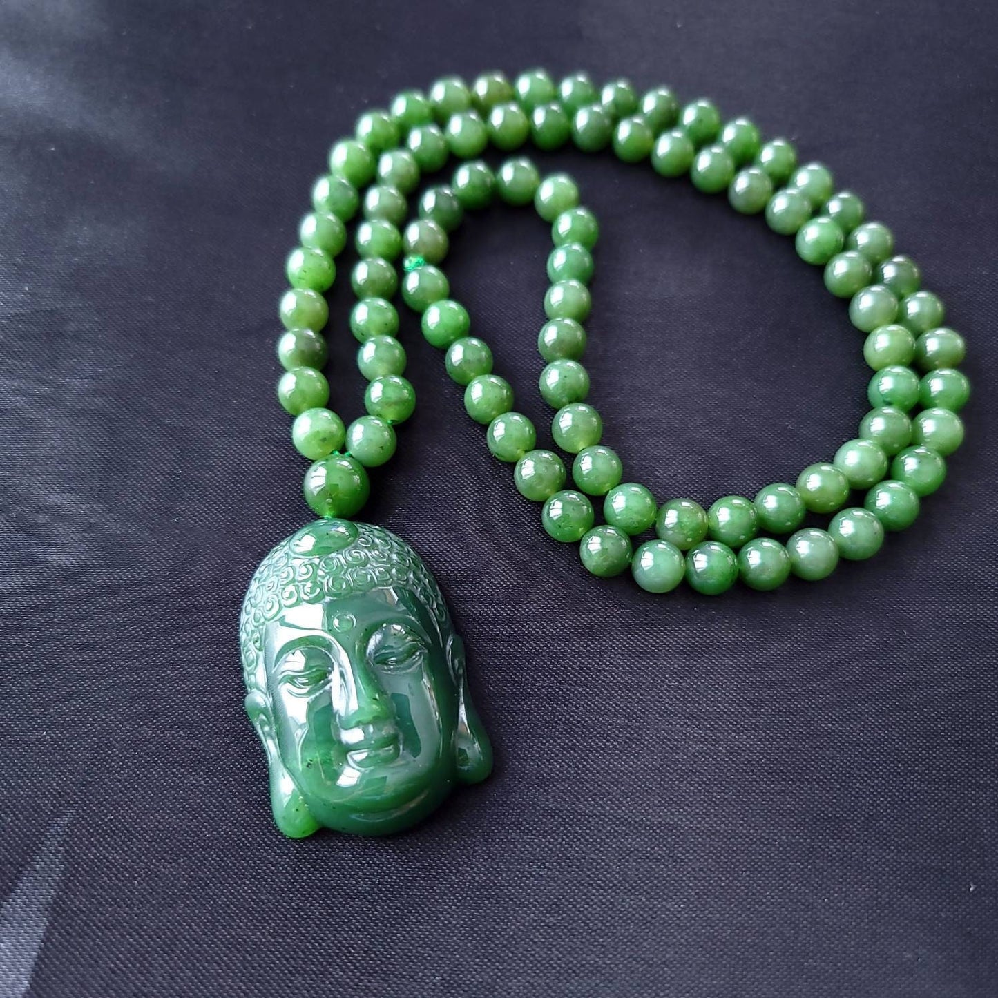 Kwan Yin Jade Goddess Necklace