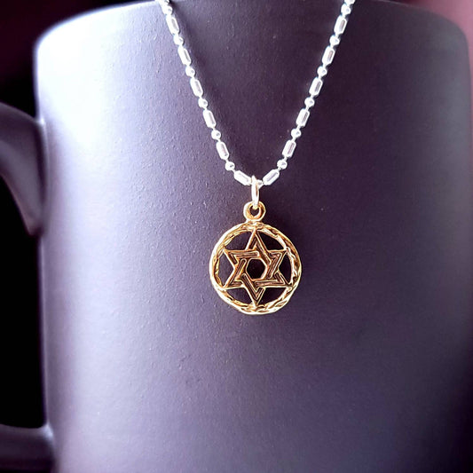 Star of David Charm Pendant