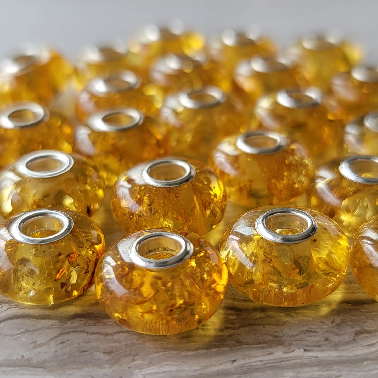 Genuine Baltic Amber Bead Light Honey Color