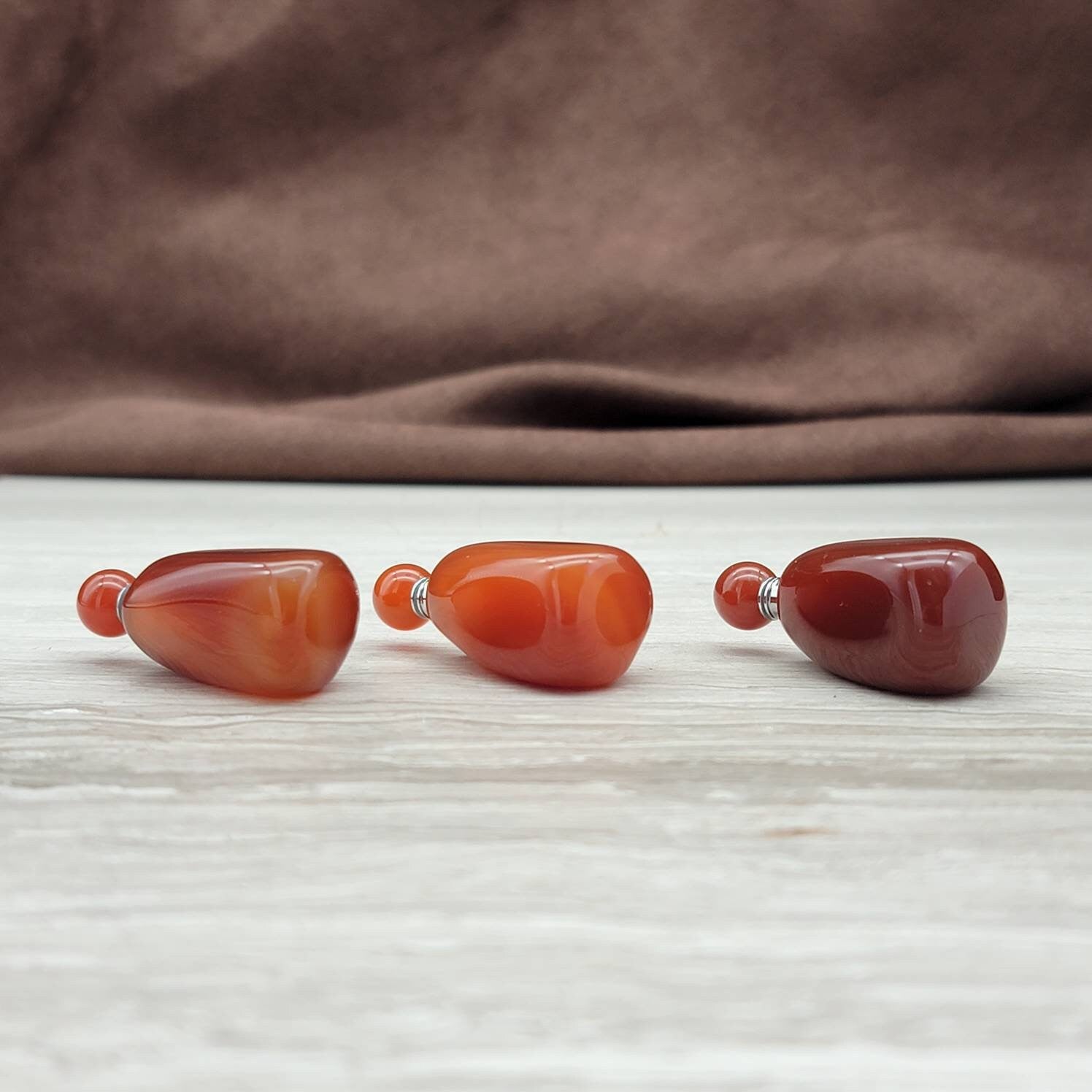 carnelian aromatherapy necklace