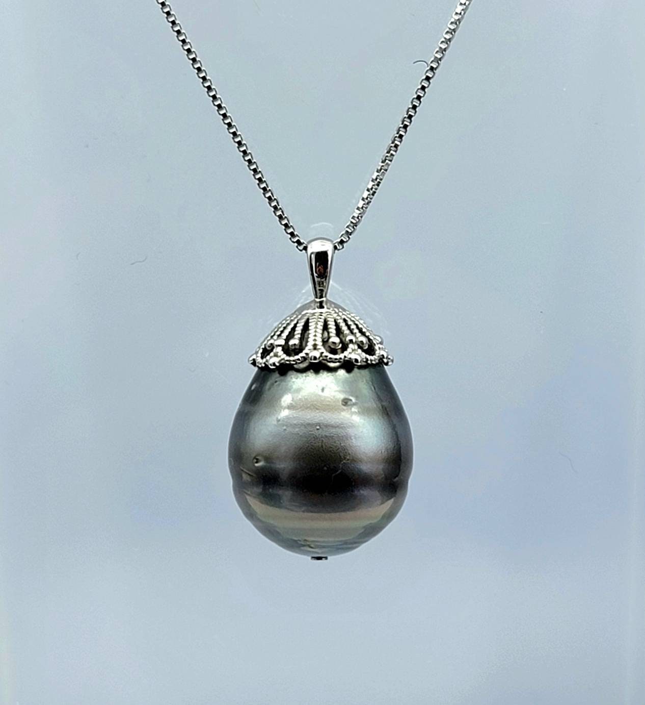 baroque tahitian pearl necklace