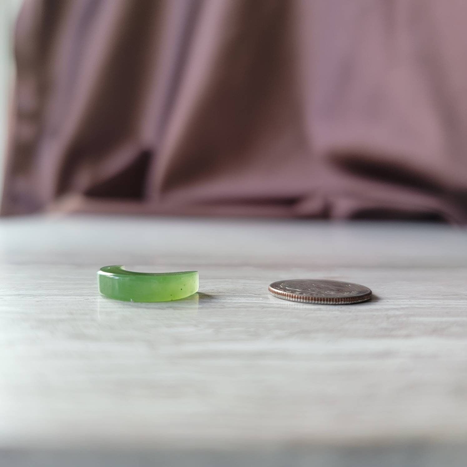 jade sickle moon charm