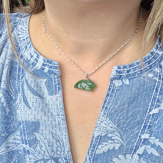jade rat charm