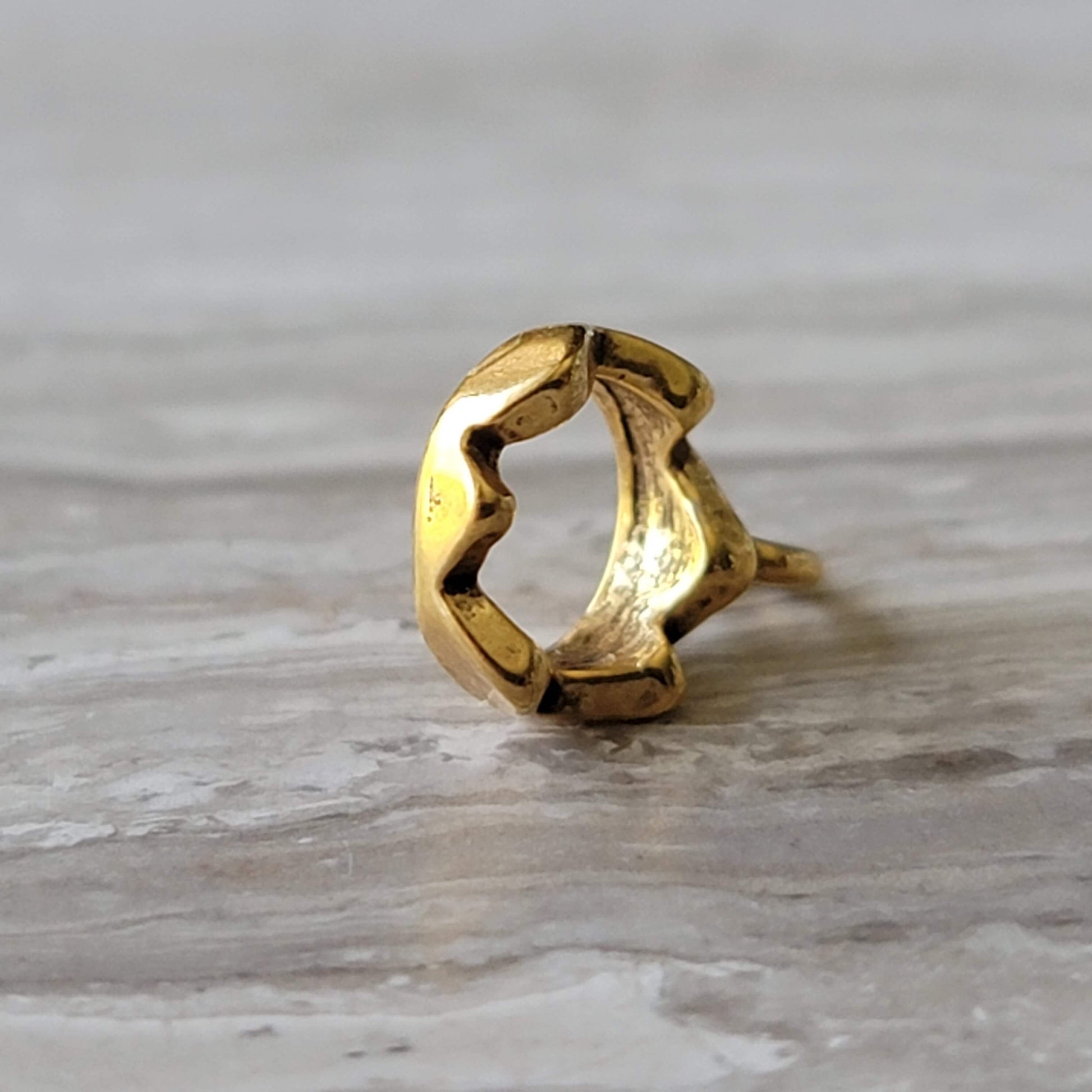 Gold Crown Charm Bead Holder Bracelet Bead for European bracelets