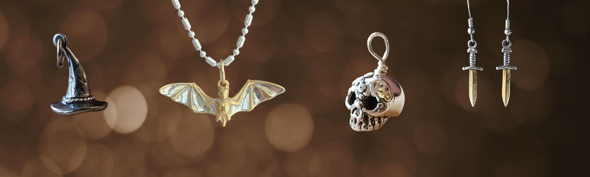 hollween silver charms
