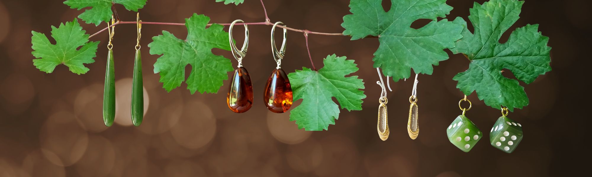 gemstone earrings