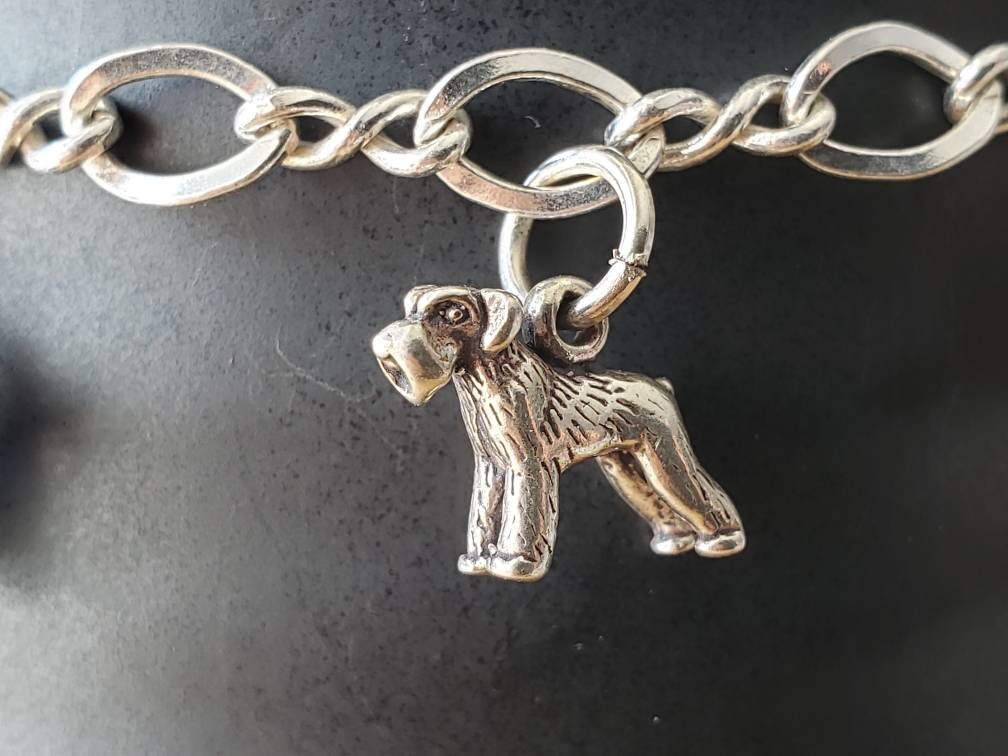 Silver Dog Charms, 925 Silver Bracelet Charms, Silver Pendant, Dog Mascot, pomeranian, great dane, schnauzer, pug, scottish terrier, bone