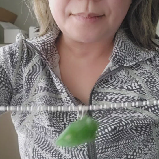 jade rat charm pendant