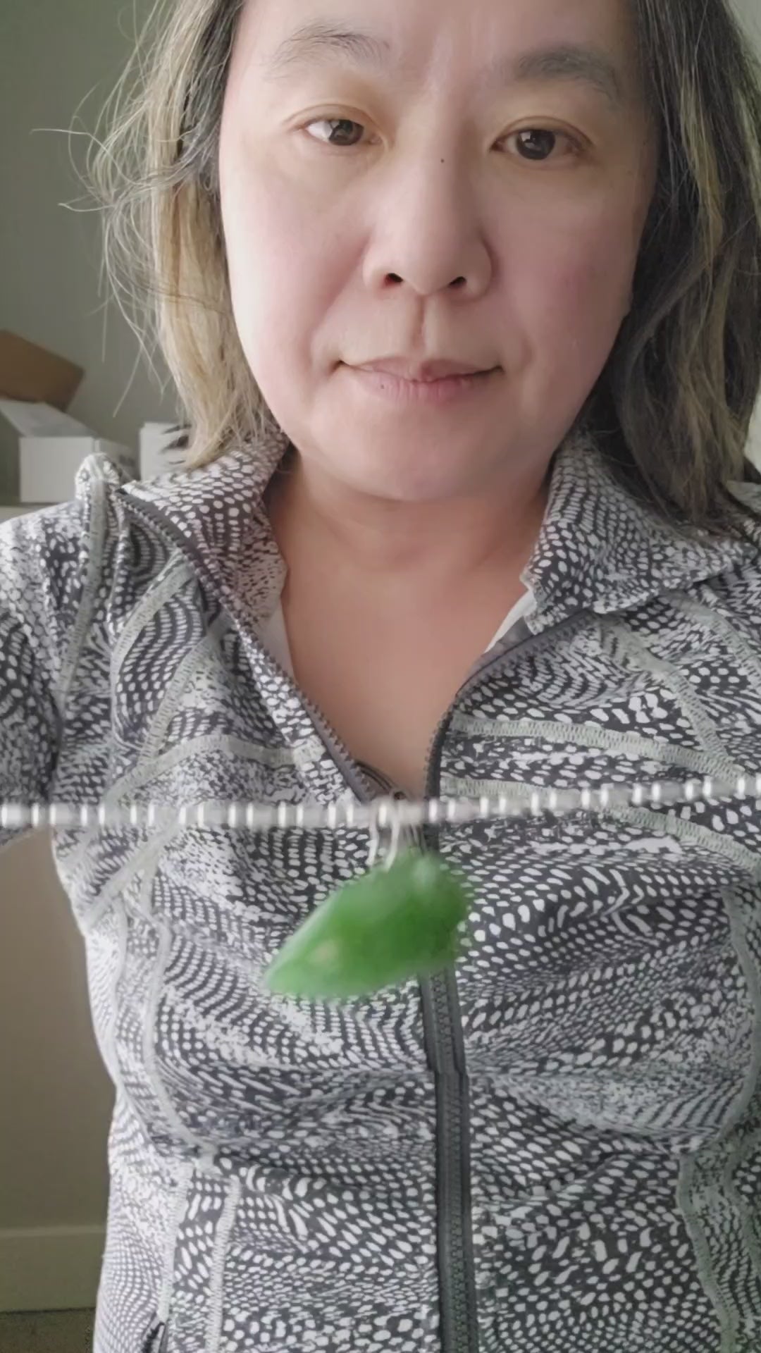 jade rat charm pendant