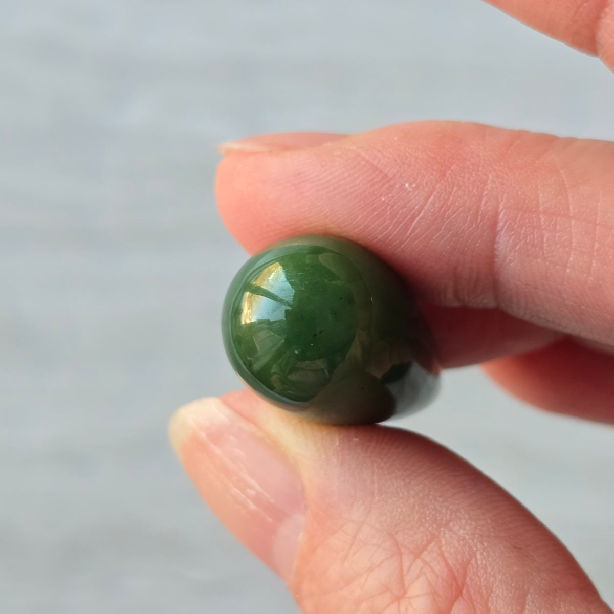 Jade Drop Pendant, Side Drilled for Chain Necklaces