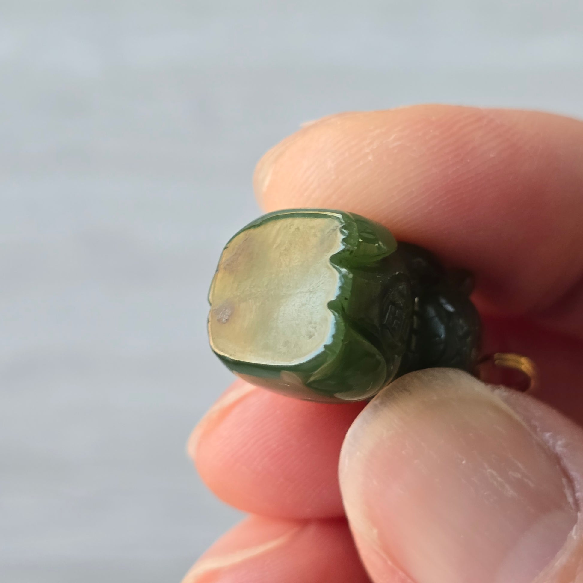Lucky Jade Cat Maneki-Neko Pendant