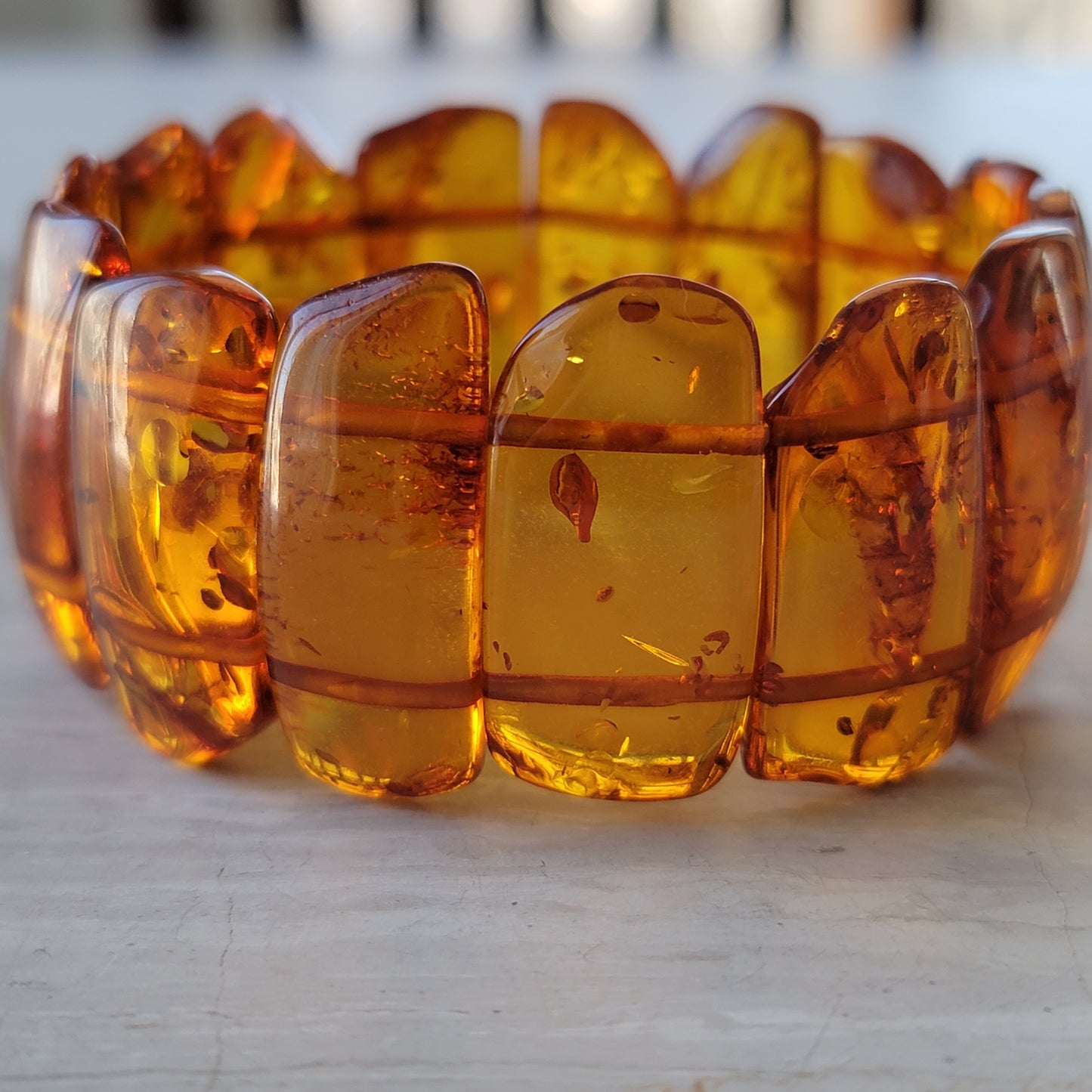 large baltic amber bracelet