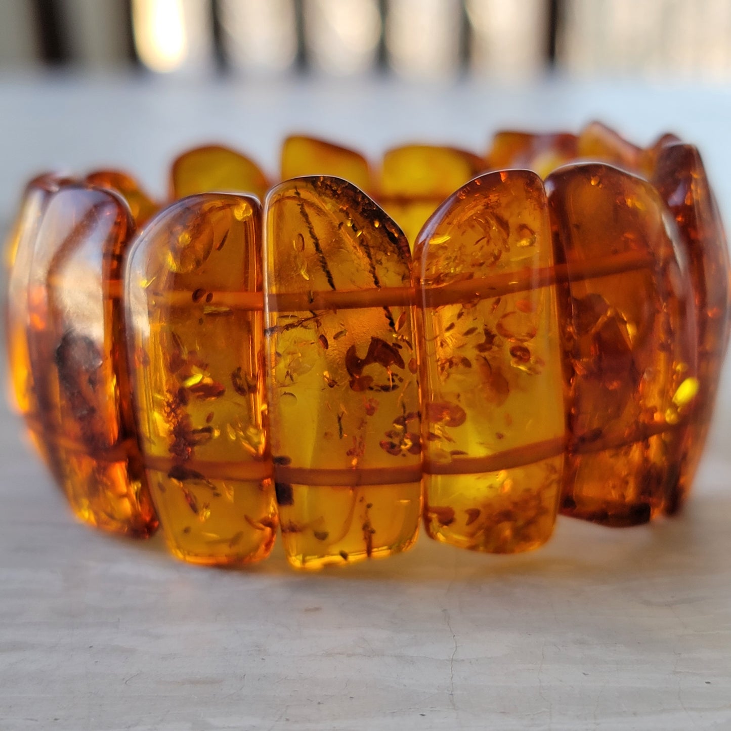 large baltic amber bracelet