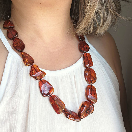 Large Baltic Amber Necklace