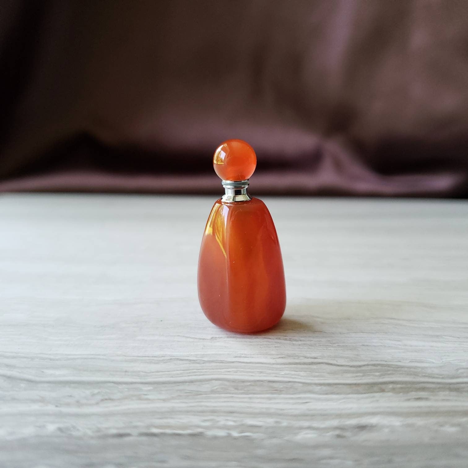 carnelian aromatherapy necklace