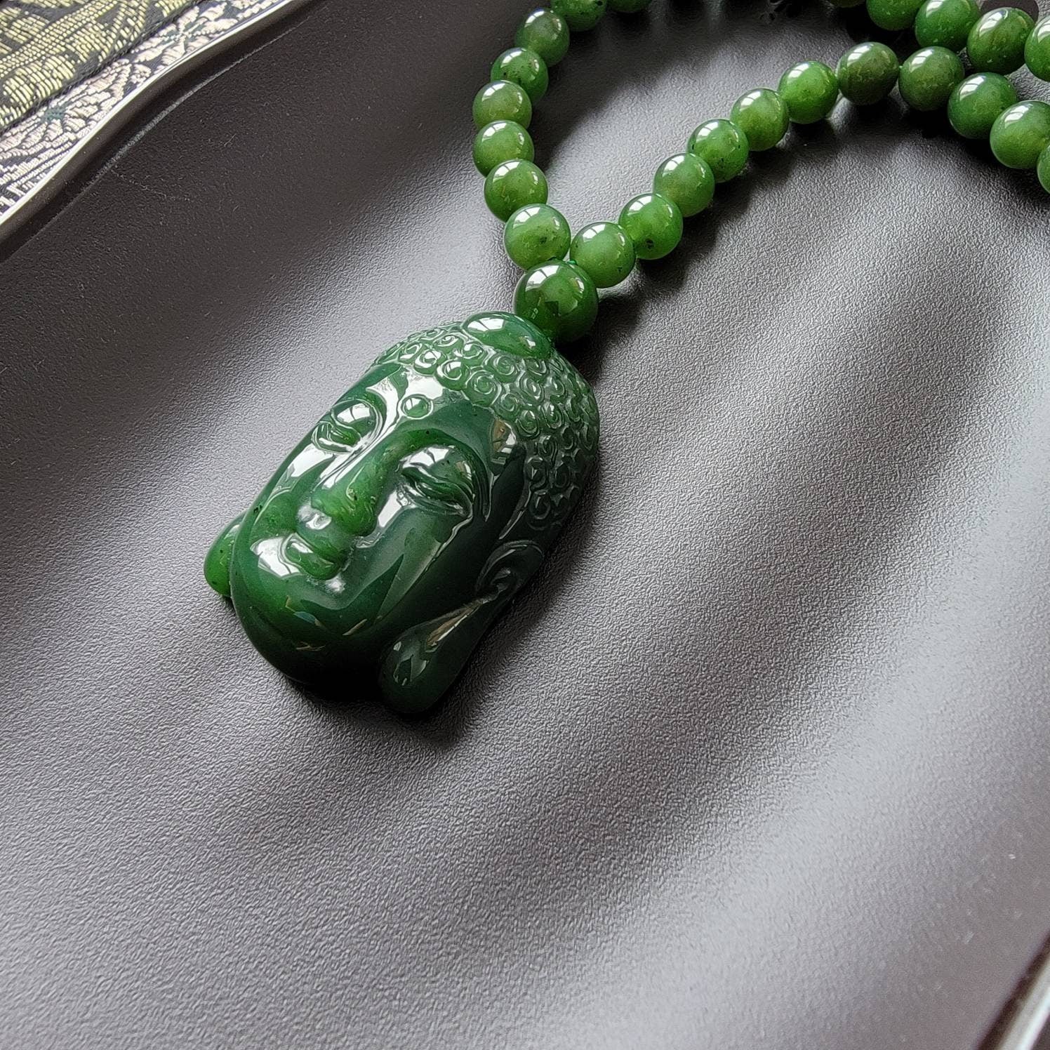 Kwan Yin Jade Goddess Necklace
