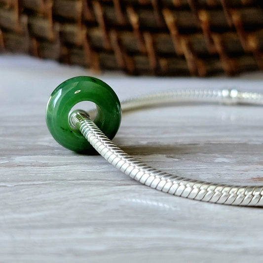 jade spacer bead